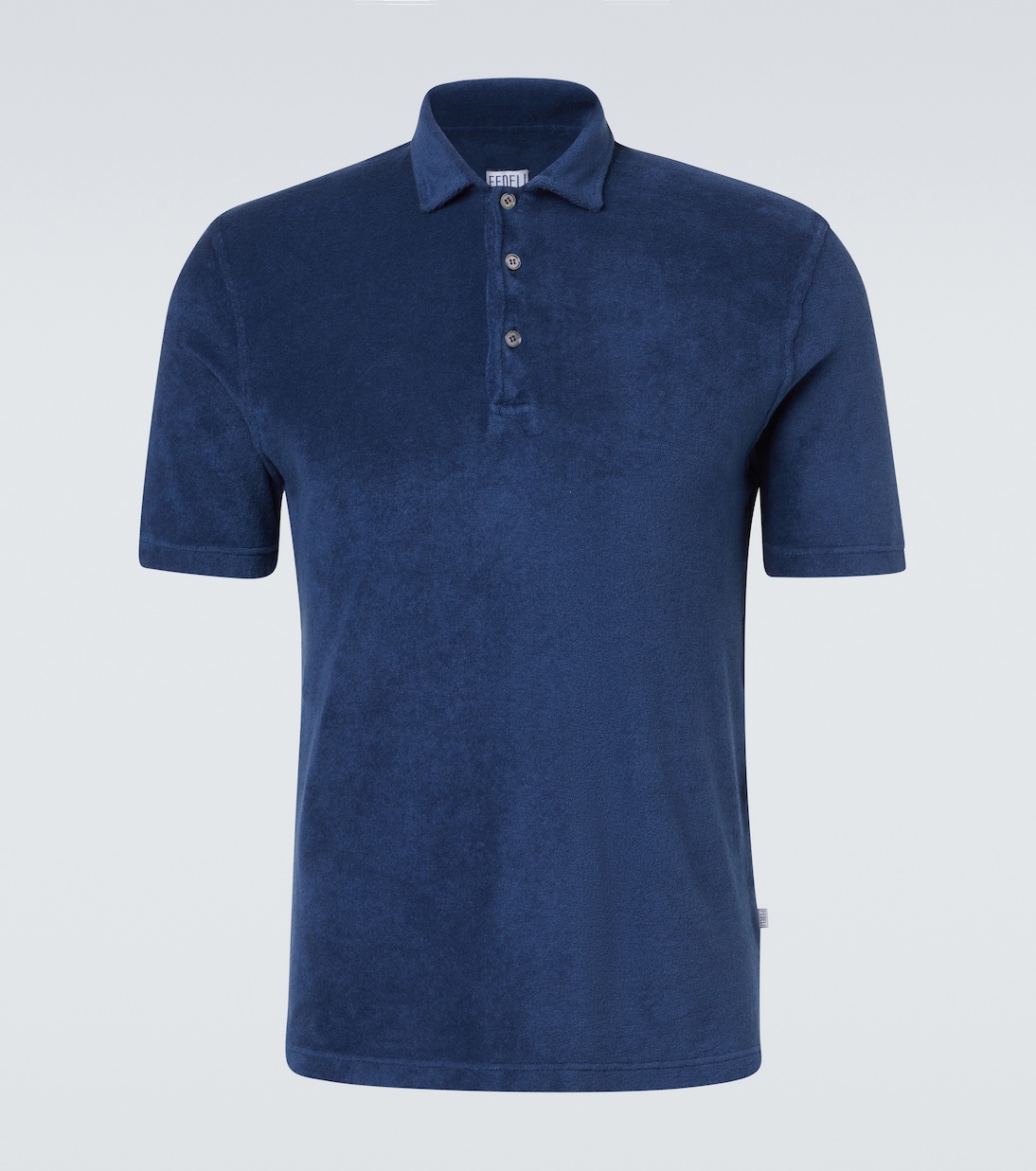 Mondial cotton terry polo shirt  | Fedeli