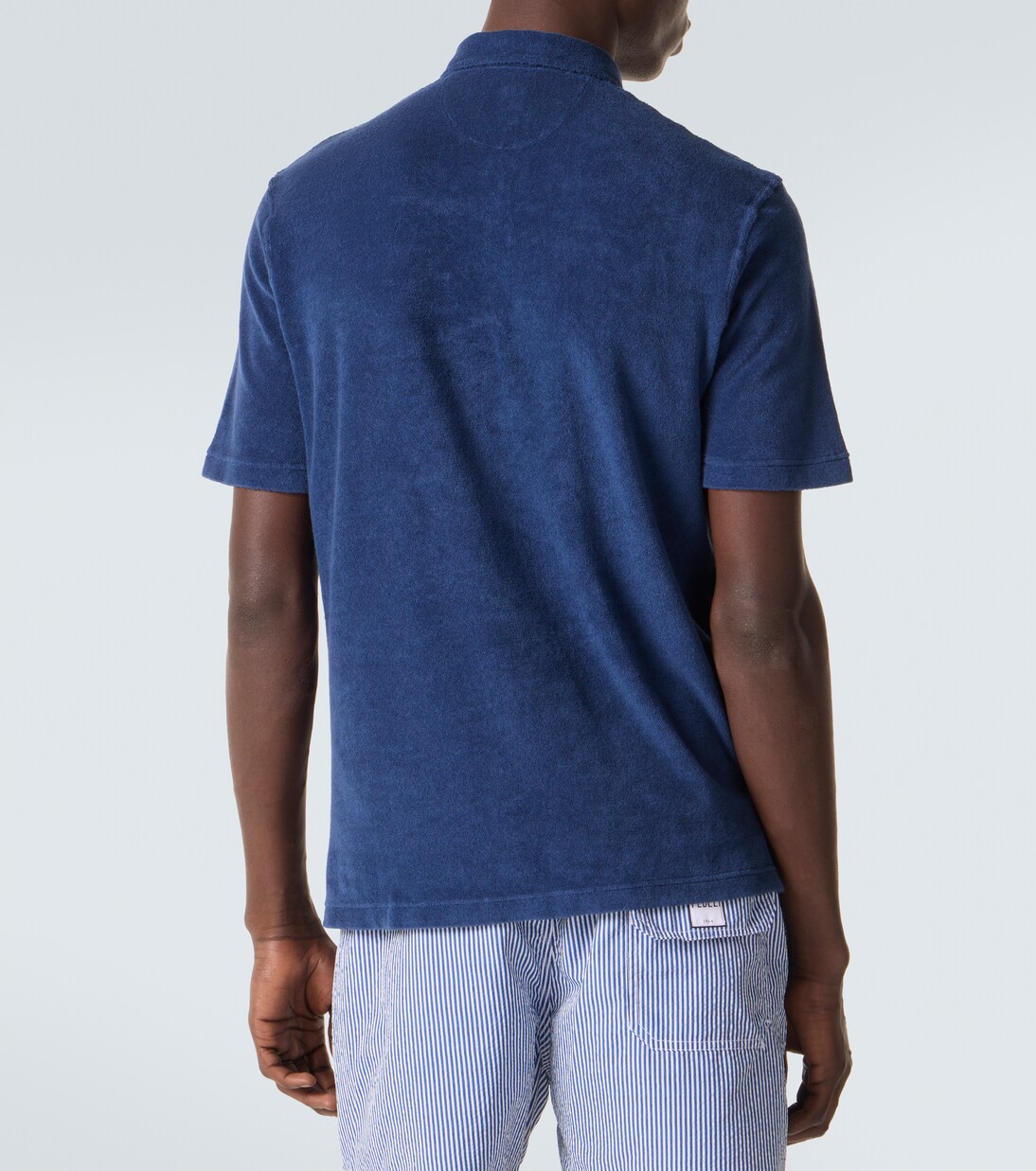 Mondial cotton terry polo shirt  | Fedeli