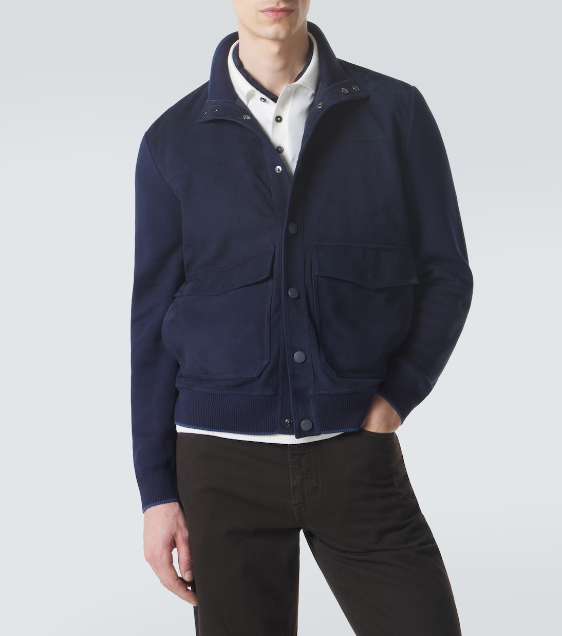 Chaqueta bomber de ante | Canali