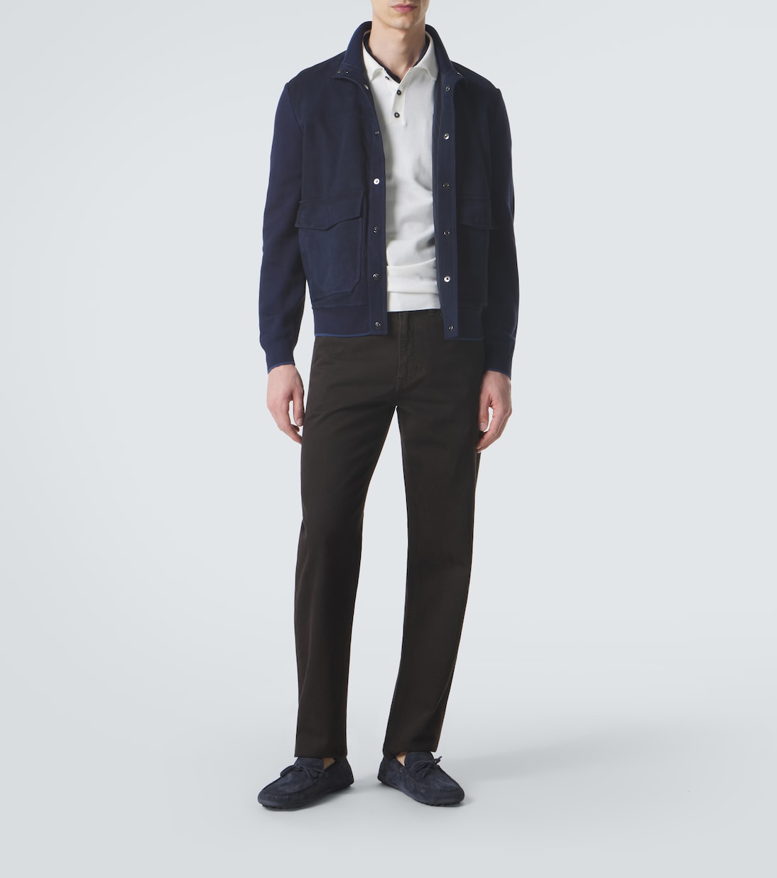 Chaqueta bomber de ante | Canali