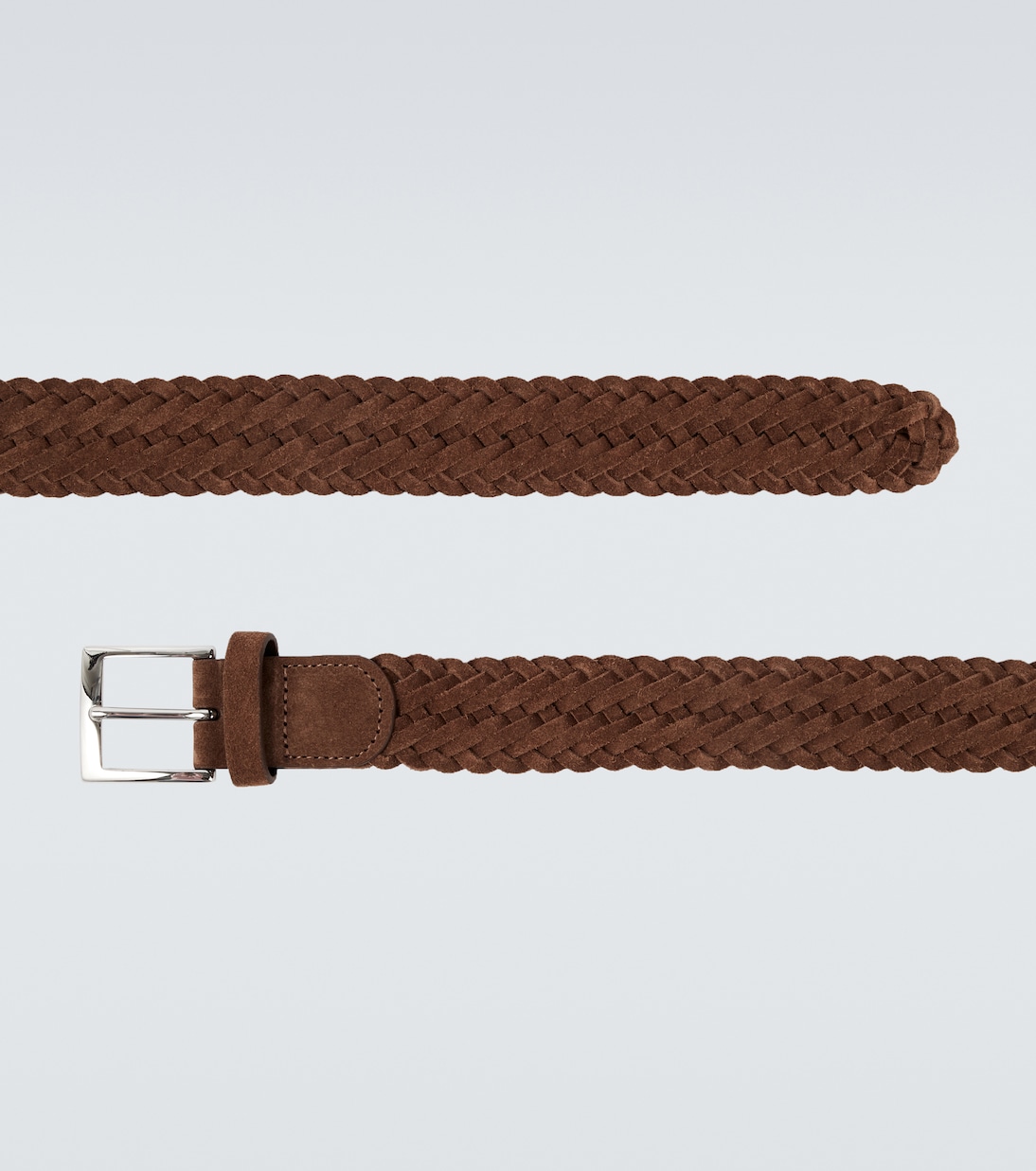 Woven suede belt | Kiton