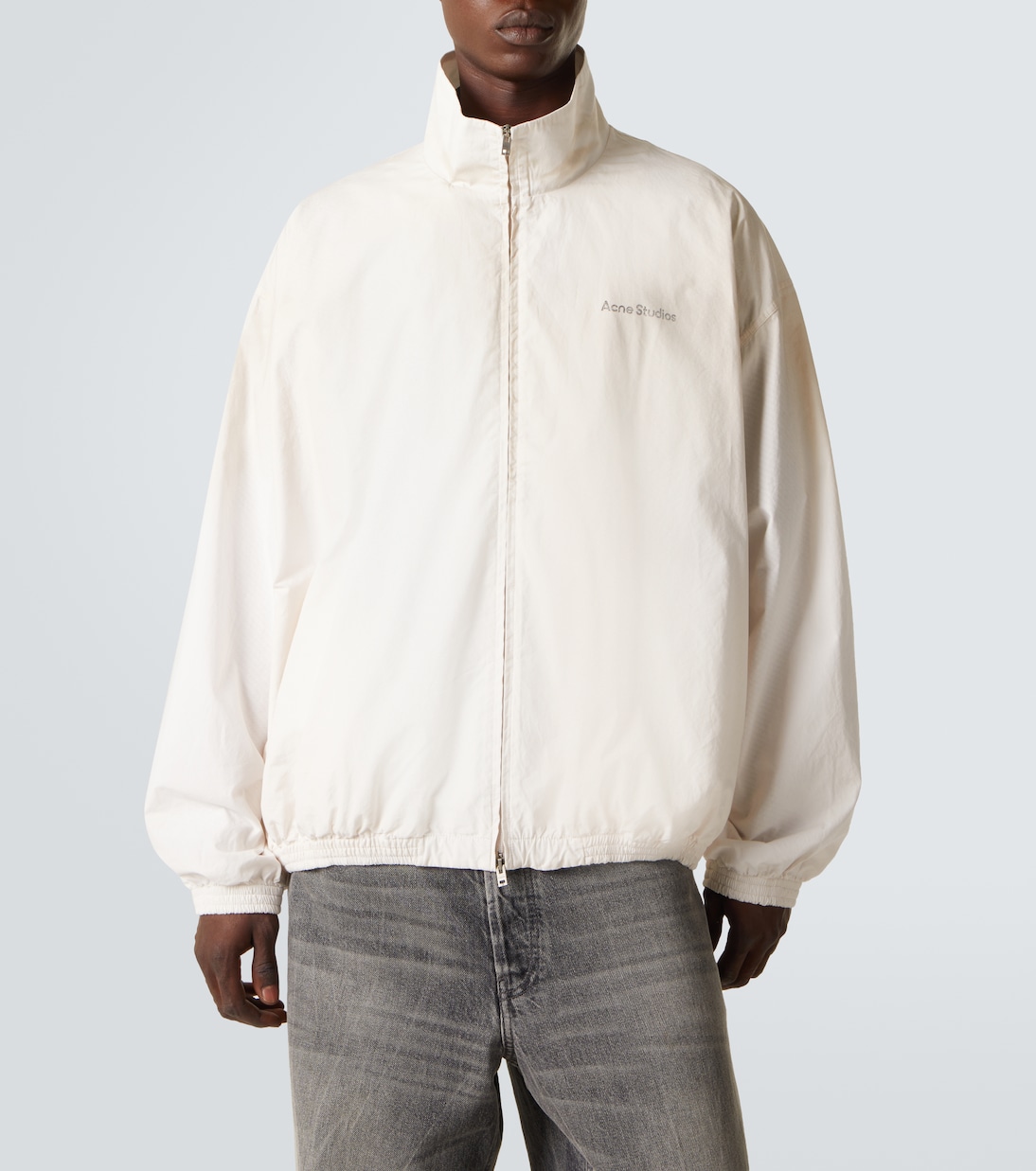 Logo cotton poplin bomber jacket | Acne Studios