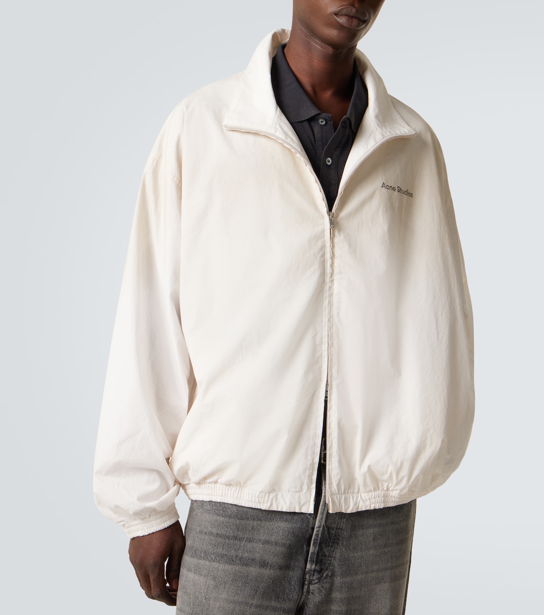 Logo cotton poplin bomber jacket | Acne Studios