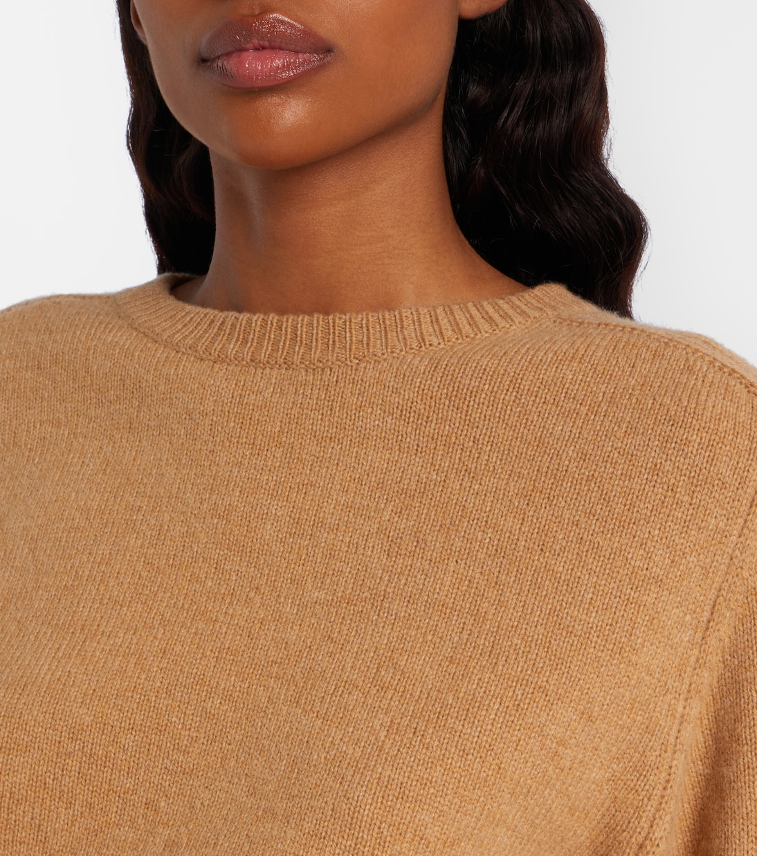 Lorelai cropped wool and cashmere sweater | Khaite