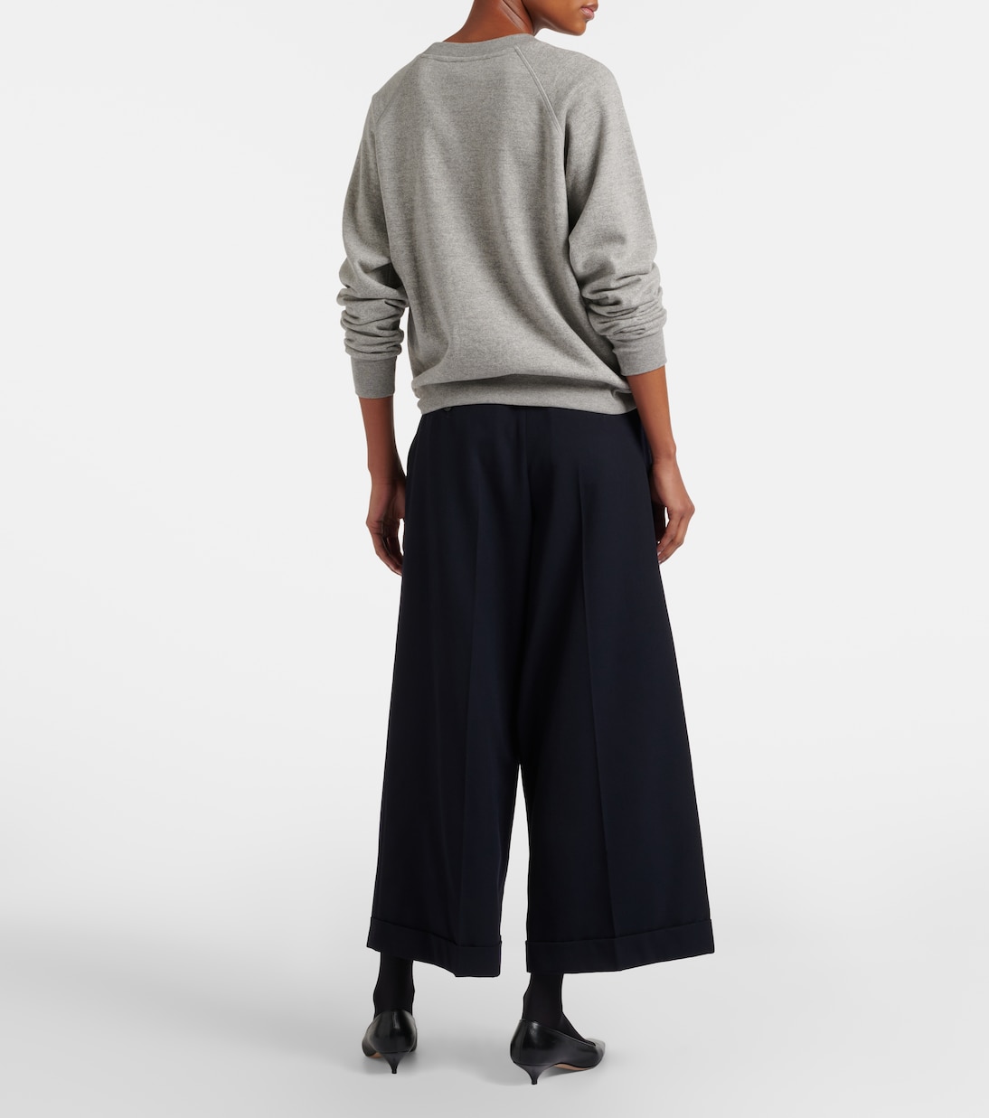 Lior cotton wide-leg pants | The Row