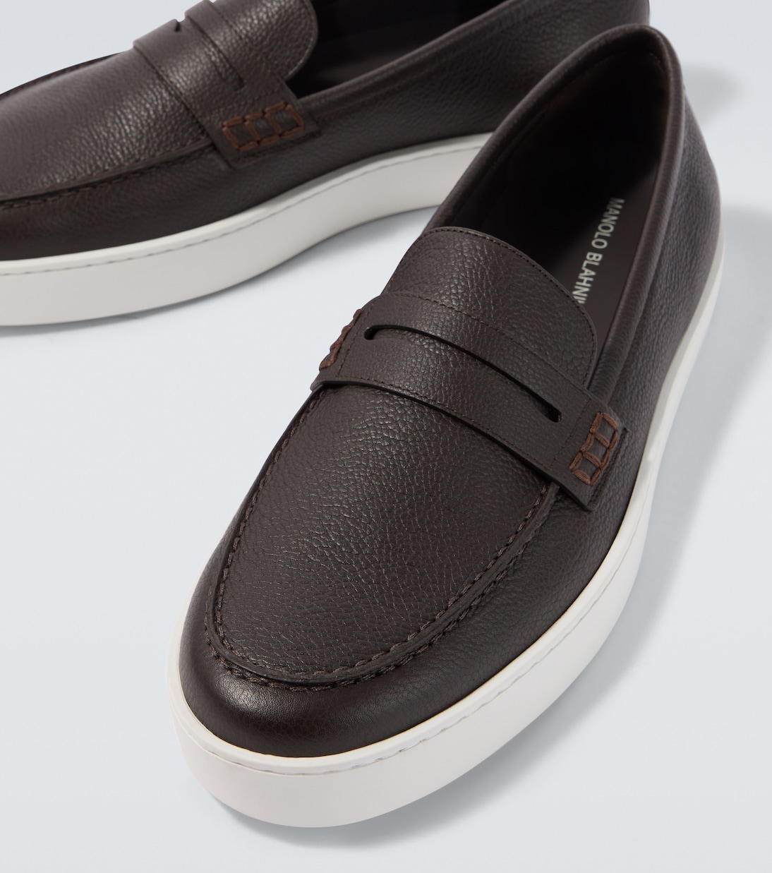 Ellis leather loafers | Manolo Blahnik