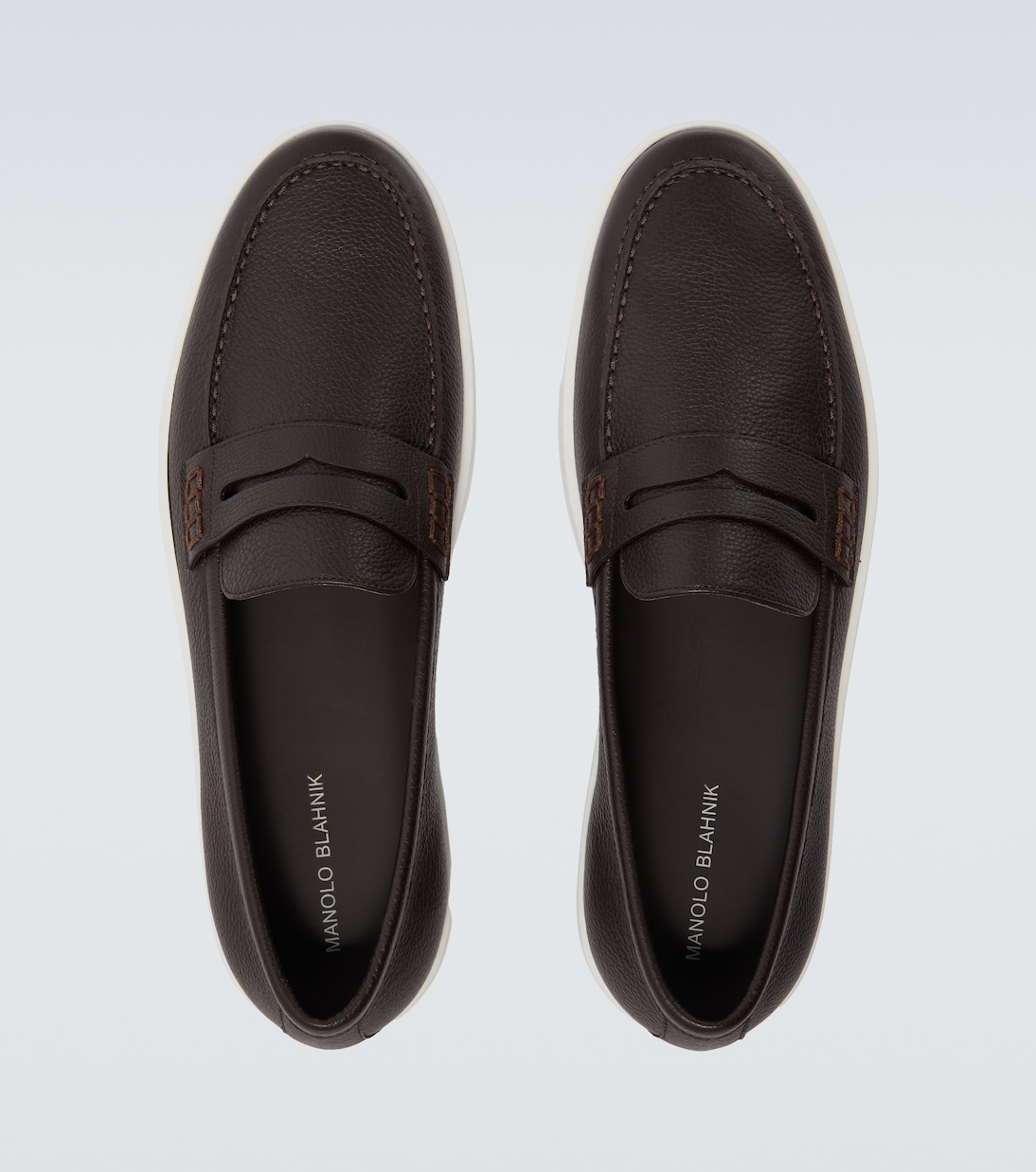 Ellis leather loafers | Manolo Blahnik