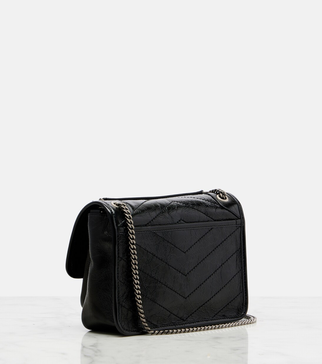 Niki Mini embellished leather crossbody bag | Saint Laurent