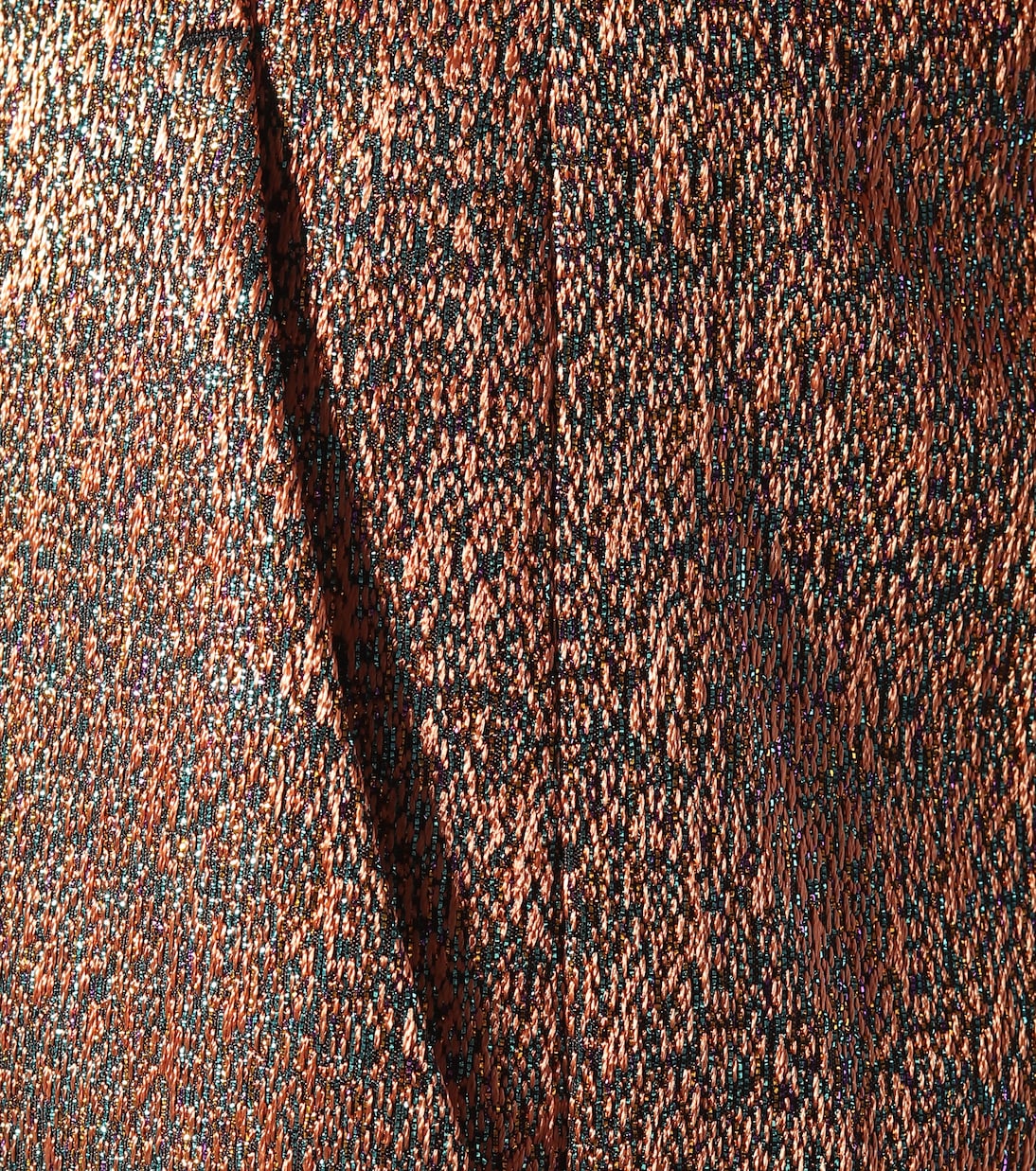 Metallic mid-rise straight-leg pants | Dries Van Noten