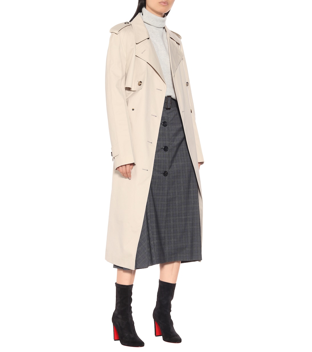 Gena 85 suede ankle boots | Christian Louboutin