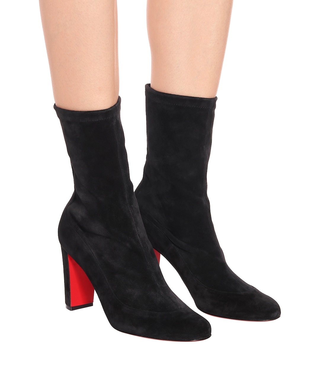 Gena 85 suede ankle boots | Christian Louboutin