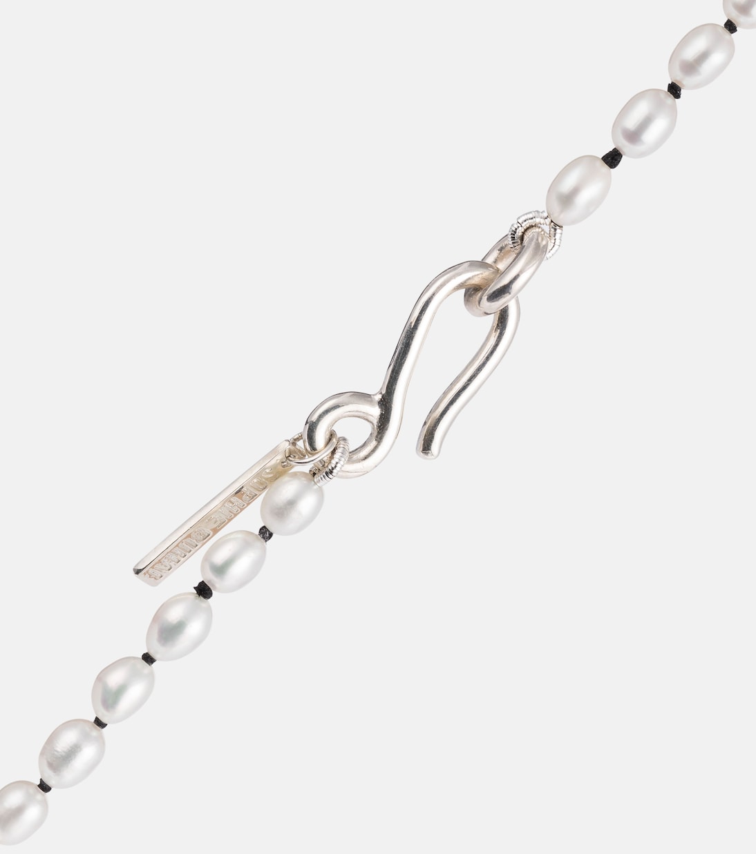 Tiny pearl and sterling silver necklace | Sophie Buhai