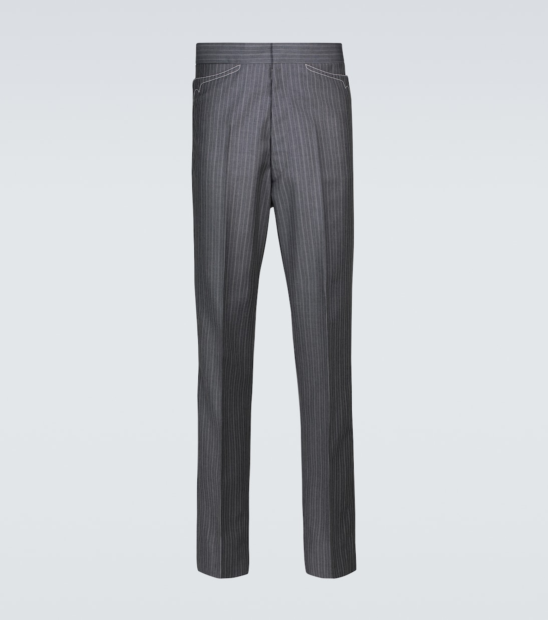 Pinstriped wool-blend pants | Maison Margiela