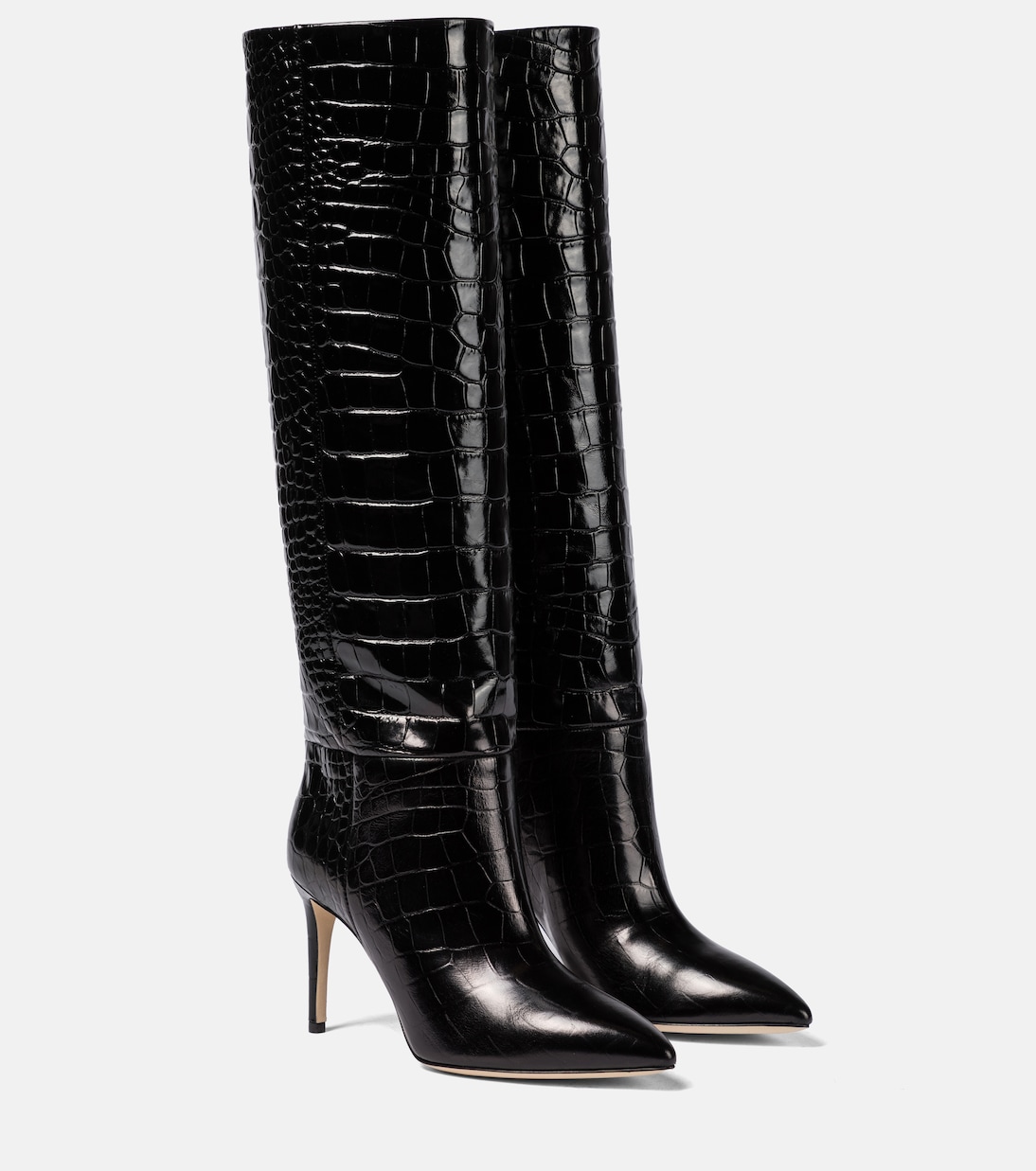 Botas altas de piel grabada | Paris Texas