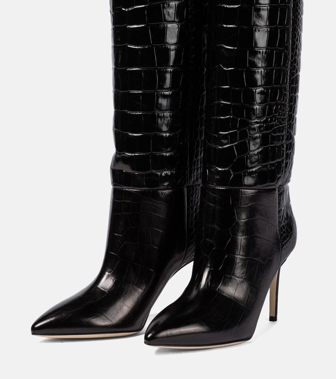 Botas altas de piel grabada | Paris Texas