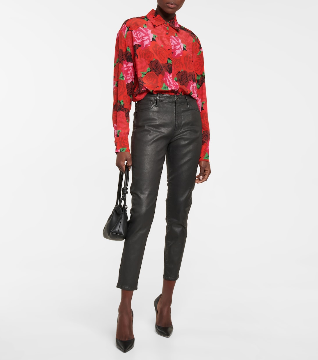 Farrah high-rise skinny pants | AG Jeans