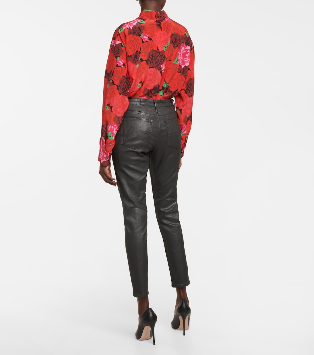 Farrah high-rise skinny pants | AG Jeans