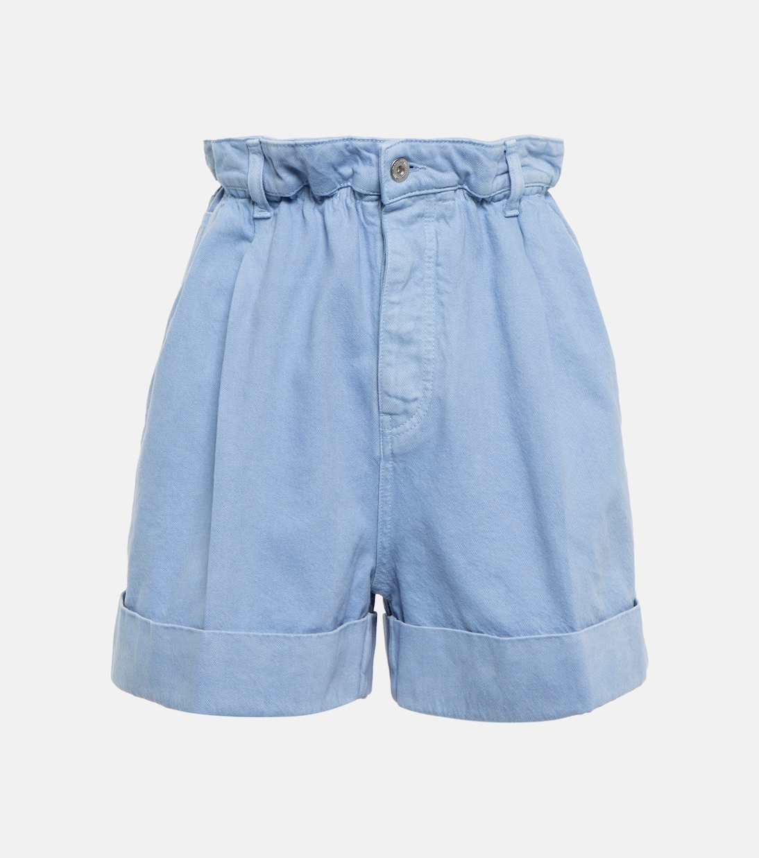 High-Rise Jeansshorts | Miu Miu