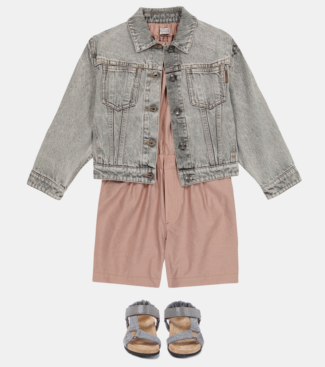 Chaqueta en denim | Brunello Cucinelli Kids