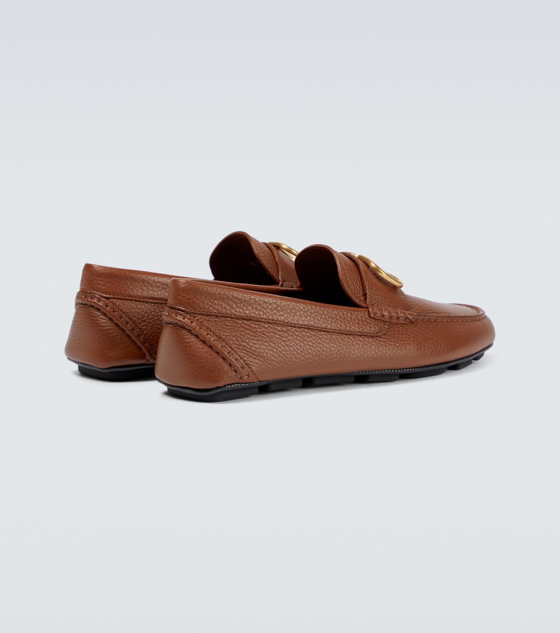 VLogo leather loafers | Valentino Garavani