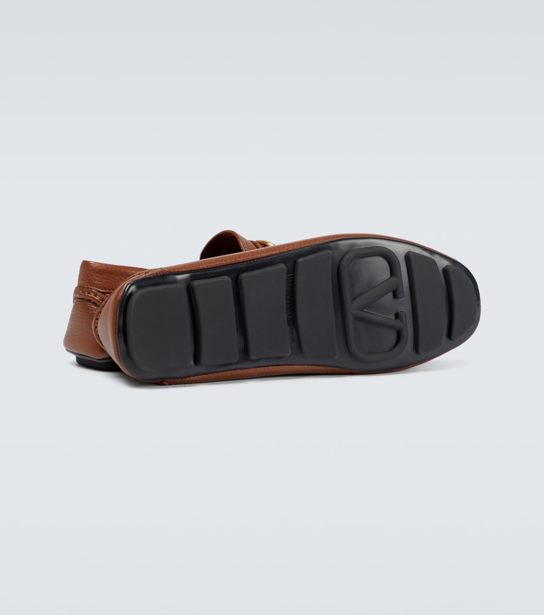 VLogo leather loafers | Valentino Garavani