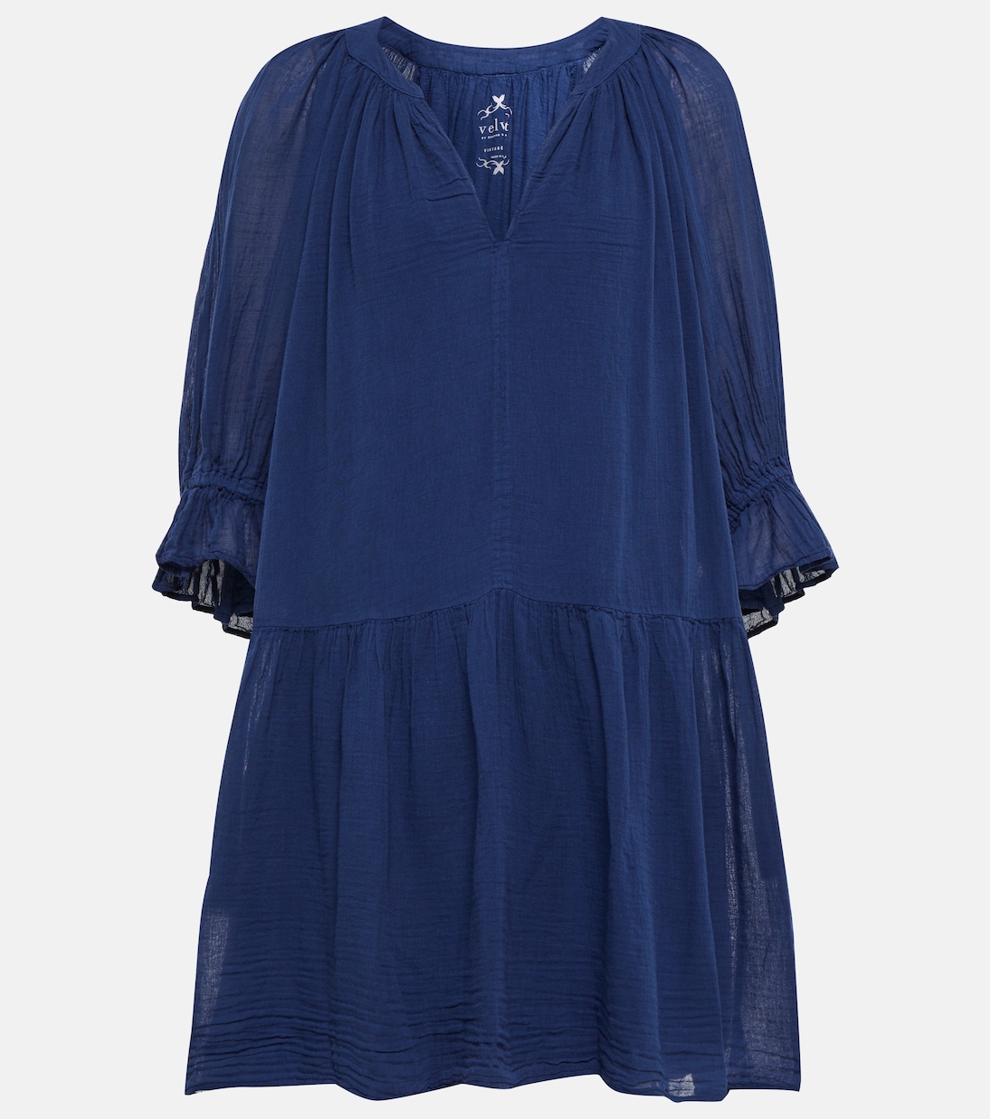 Cotton minidress | Velvet