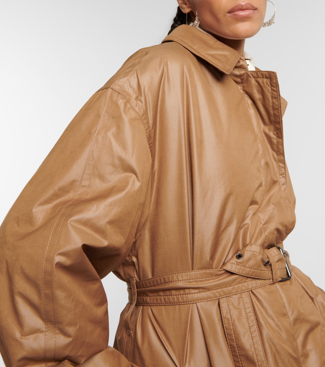 Cappotto Crisley oversize in similpelle | Isabel Marant
