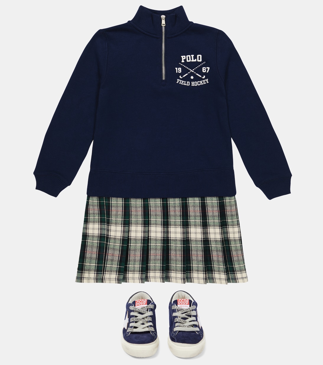 Minikleid aus einem Baumwollgemisch | Polo Ralph Lauren Kids