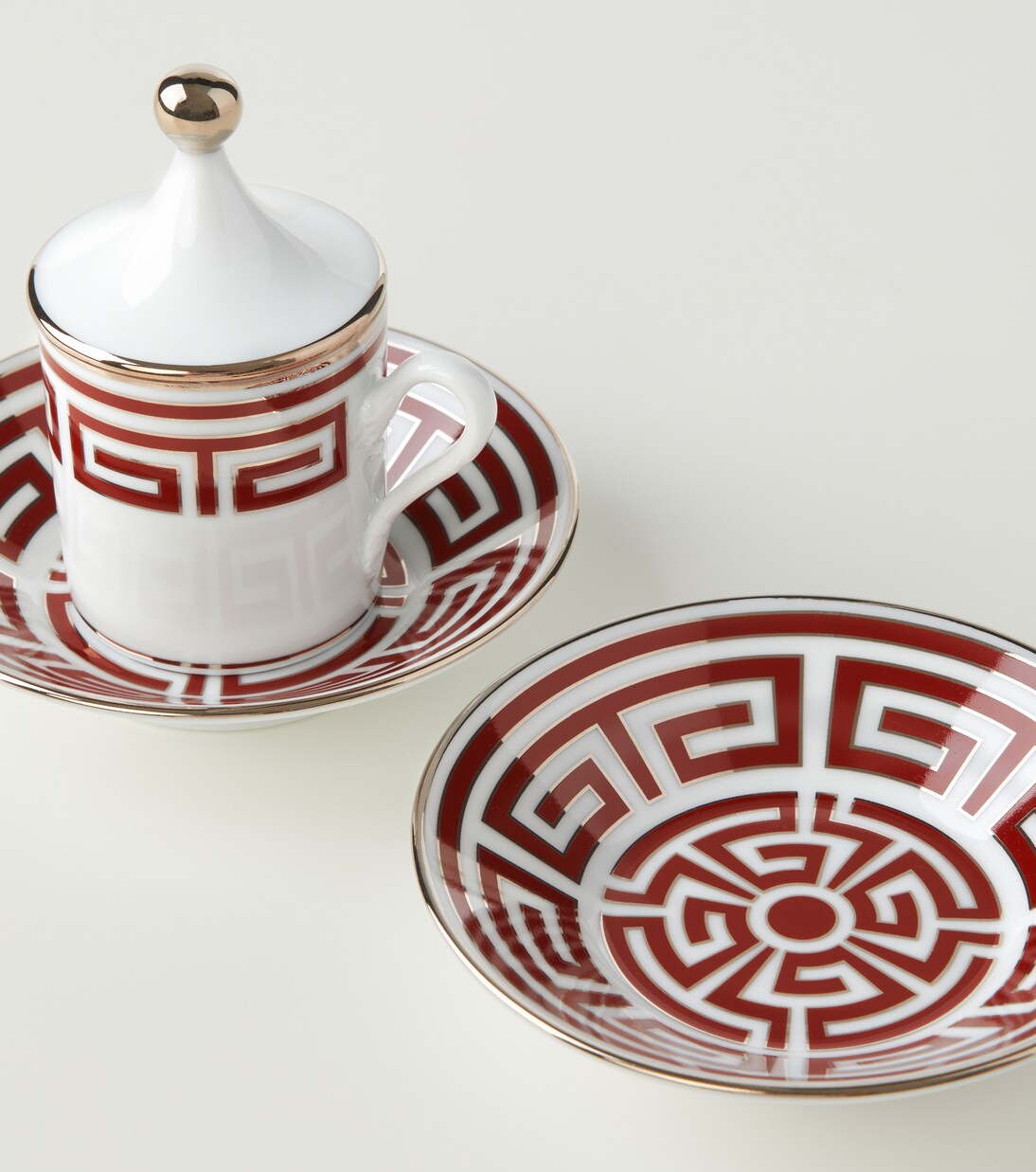 Labirinto Tête à Tête set of 2 espresso cups and saucers | Ginori 1735