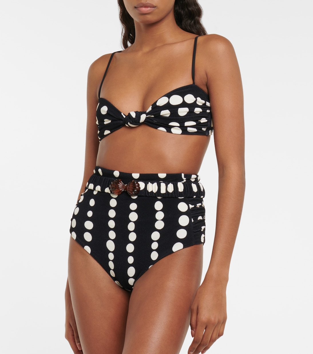 Polka-dot bikini bottoms | Johanna Ortiz