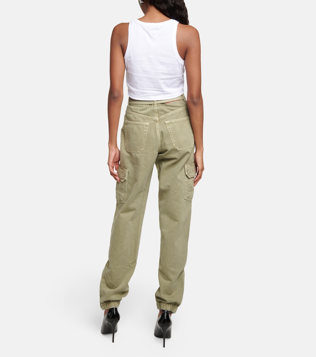 Cropped-Top aus Baumwoll-Jersey | Alessandra Rich