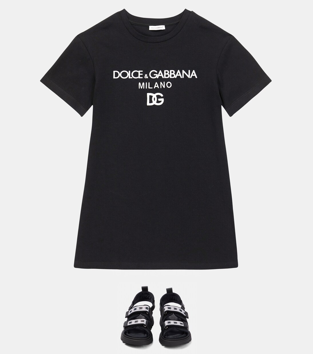 T-shirt in cotone con logo | Dolce&Gabbana Kids