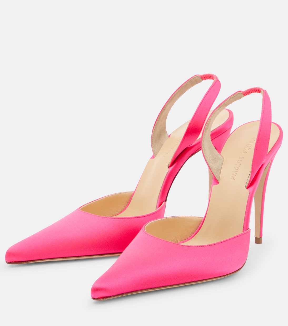Slingback-Pumps aus Satin | Magda Butrym