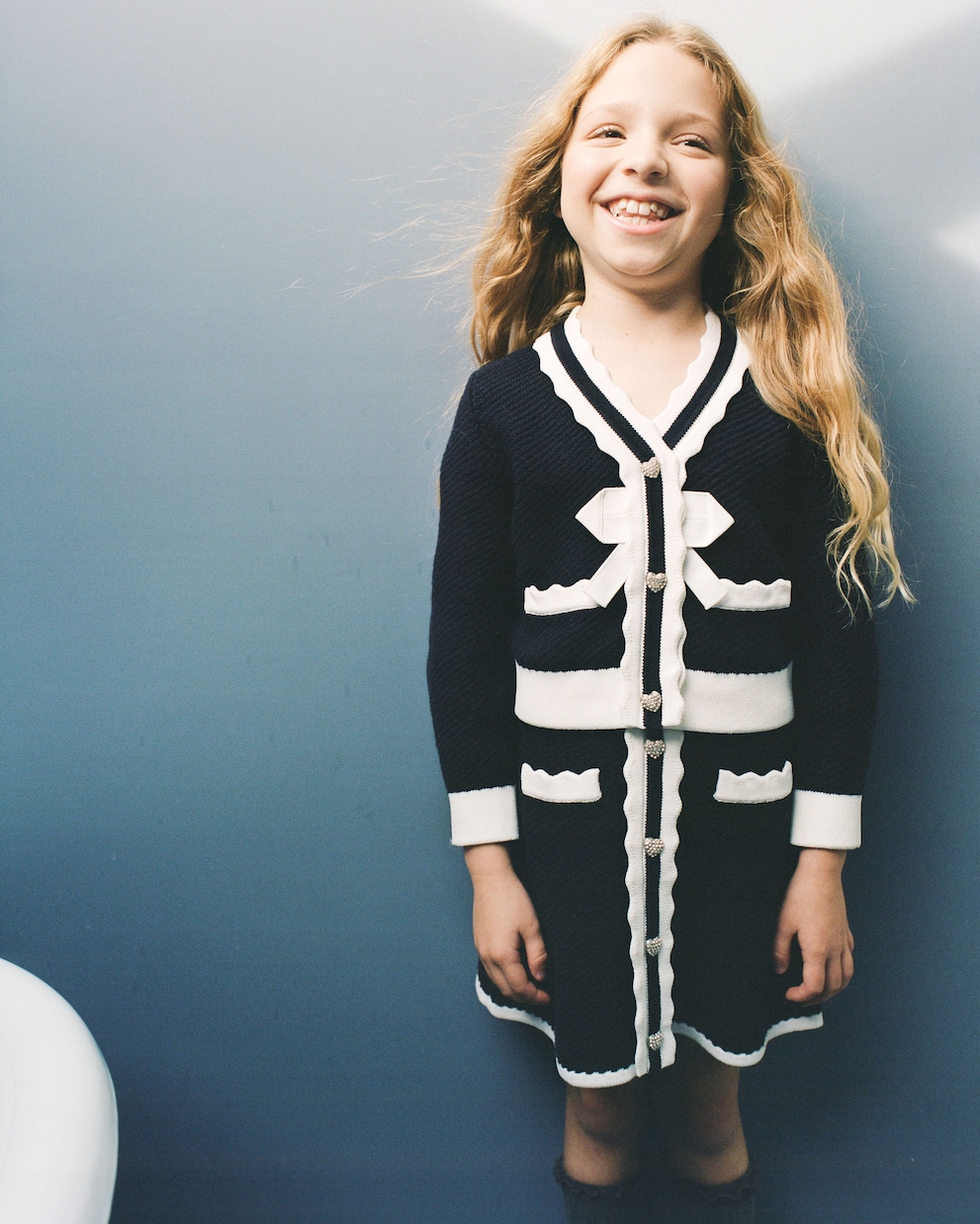 Jupe en coton et laine | Self-Portrait Kids