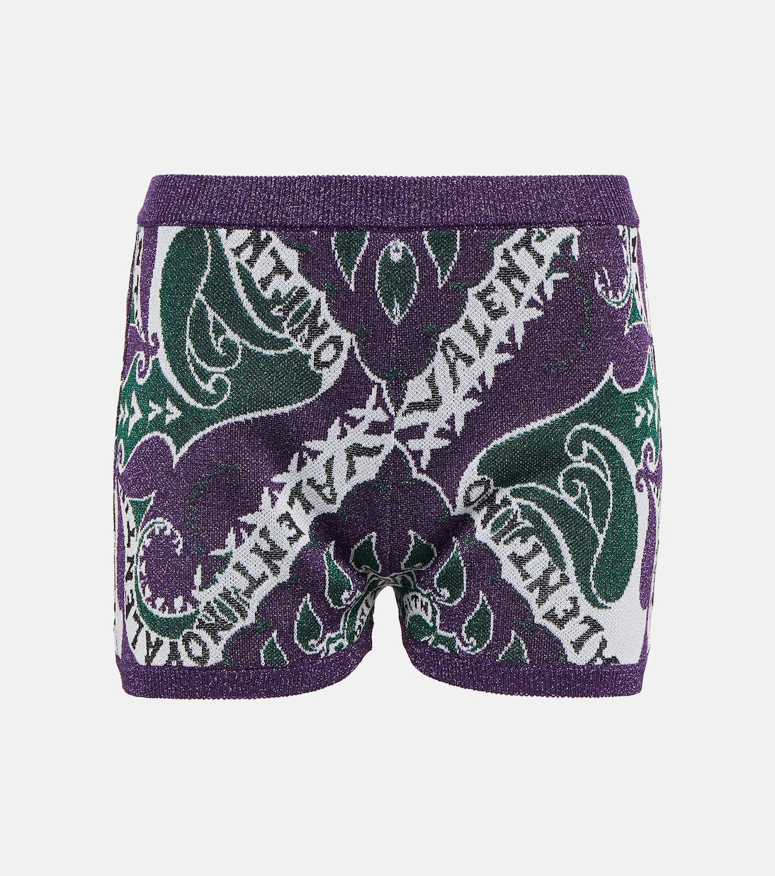Shorts a vita alta con stampa | Valentino