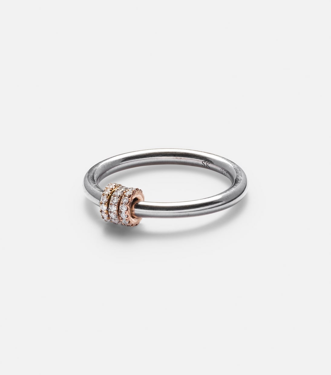 Anello Sirius in oro 18kt e argento sterling con diamanti | Spinelli Kilcollin
