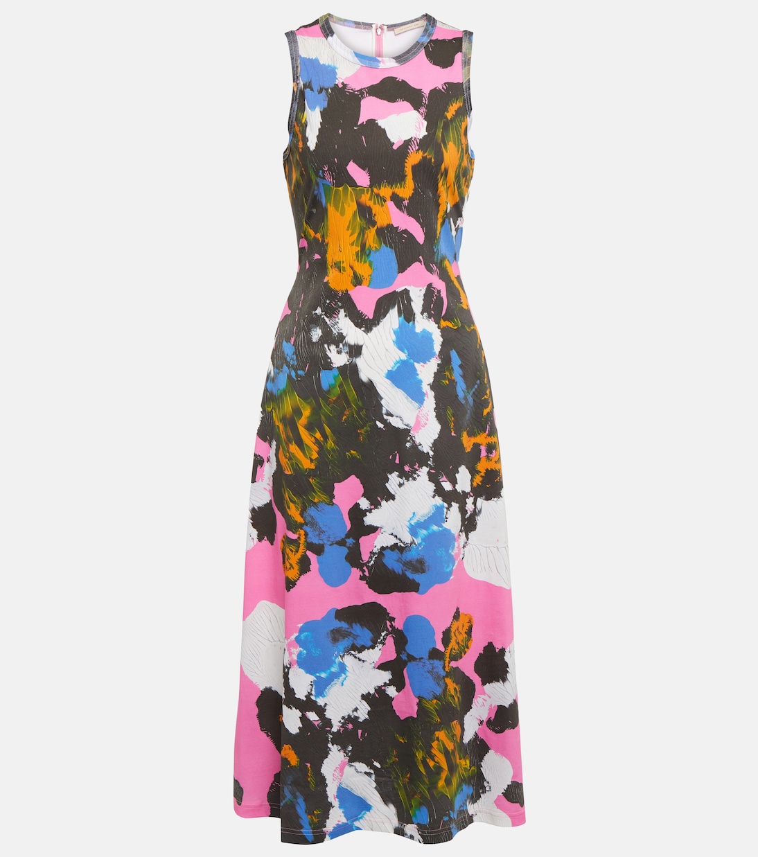 Mindscape Camouflage cotton jersey midi dress | Christopher Kane