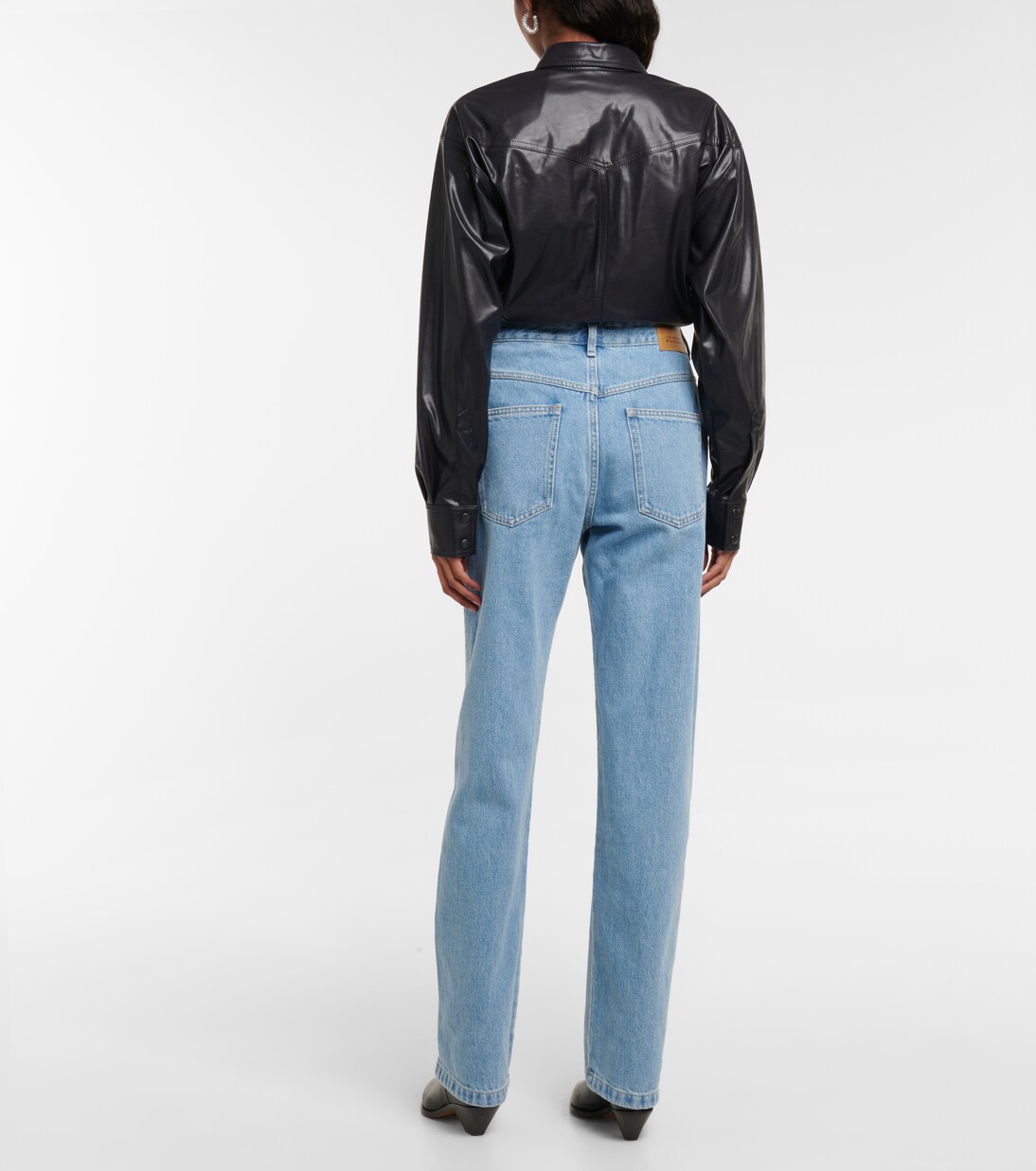 Jean droit Nadege-GZ à taille haute | Isabel Marant