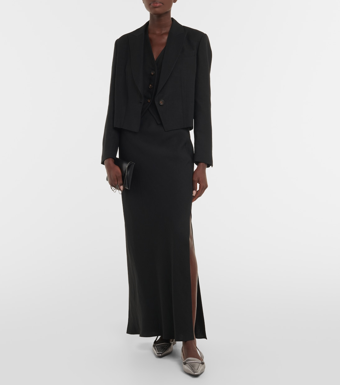 Blazer cropped | Brunello Cucinelli
