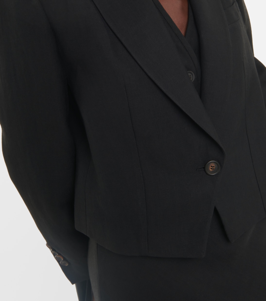 Blazer cropped | Brunello Cucinelli