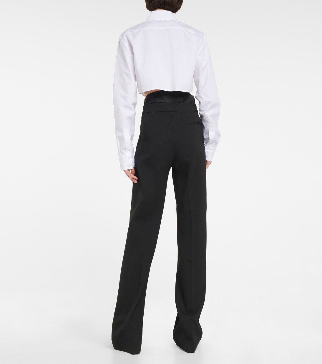 Cropped-Hemd aus Baumwolle | Coperni