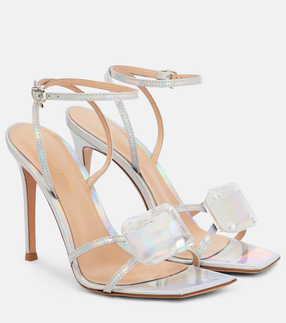 Jaipur 105 embellished leather sandals | Gianvito Rossi