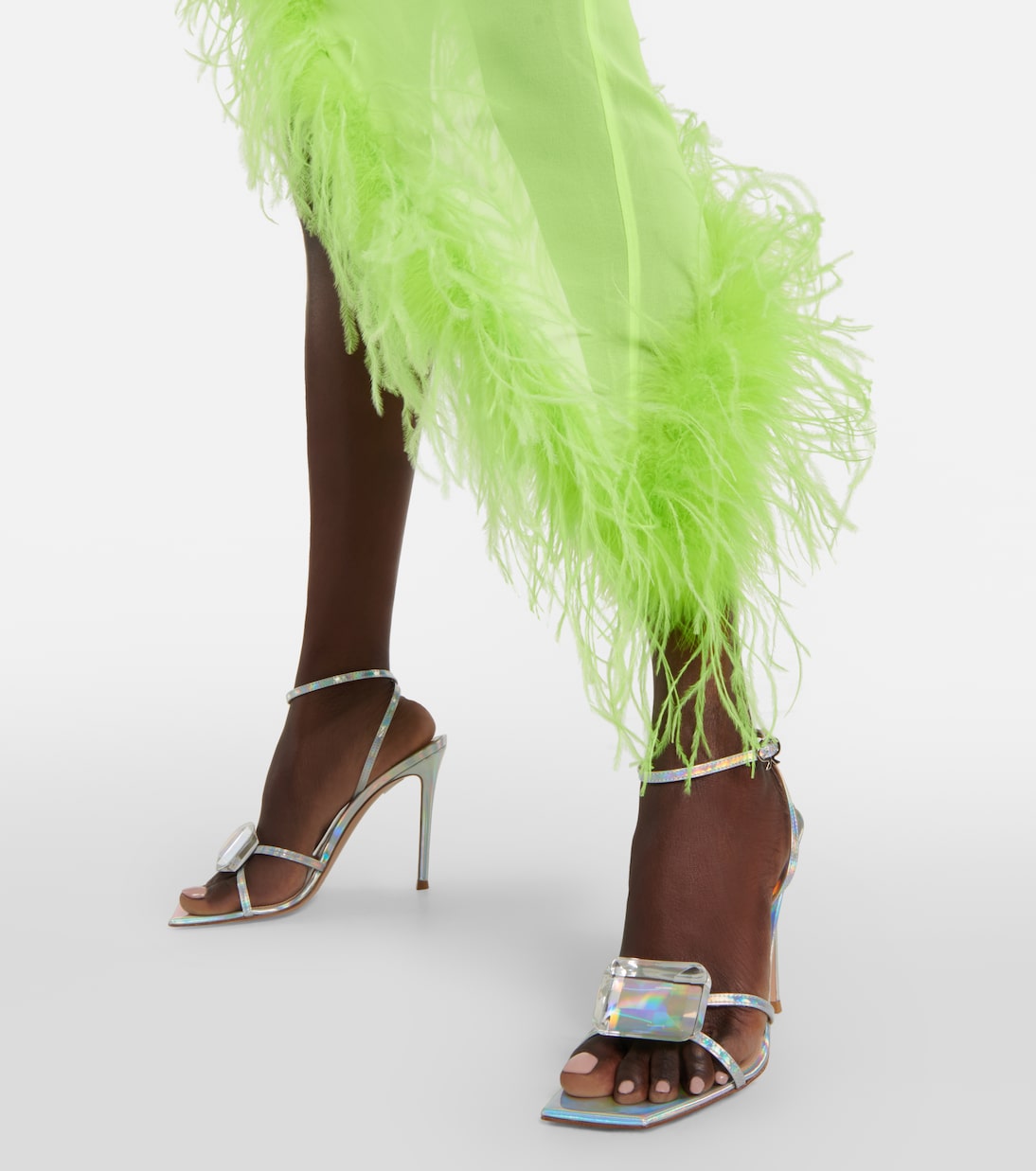 Jaipur 105 embellished leather sandals | Gianvito Rossi