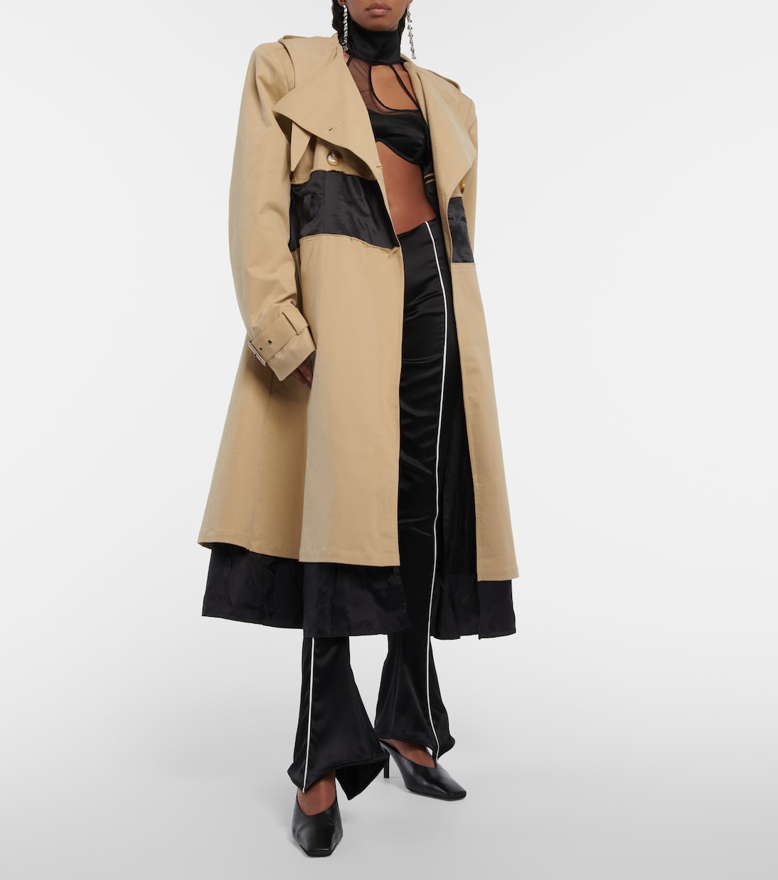 Trench destrutturato con cappuccio | Didu