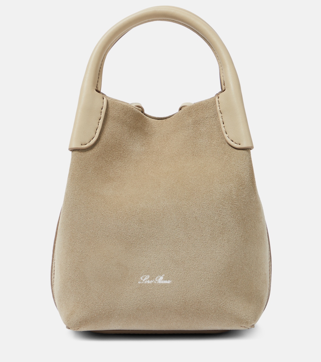 Tote Bale Micro aus Veloursleder | Loro Piana