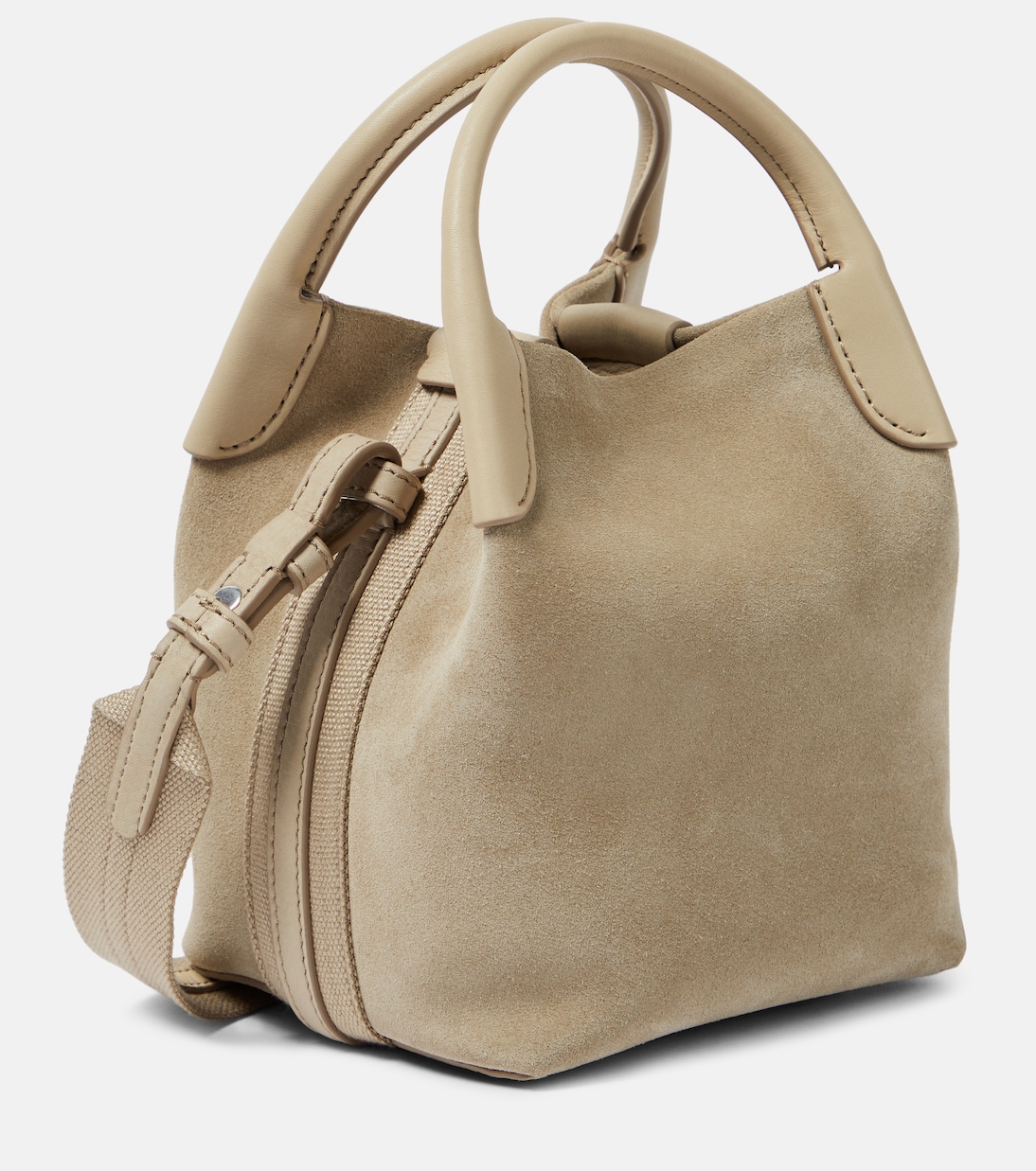 Tote Bale Micro aus Veloursleder | Loro Piana