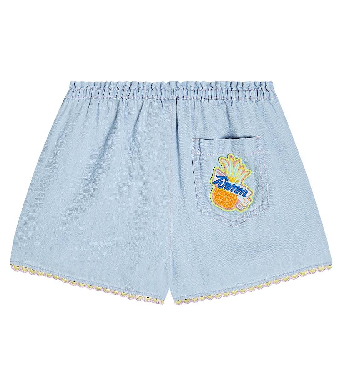 Shorts Halcyon en denim | Zimmermann Kids