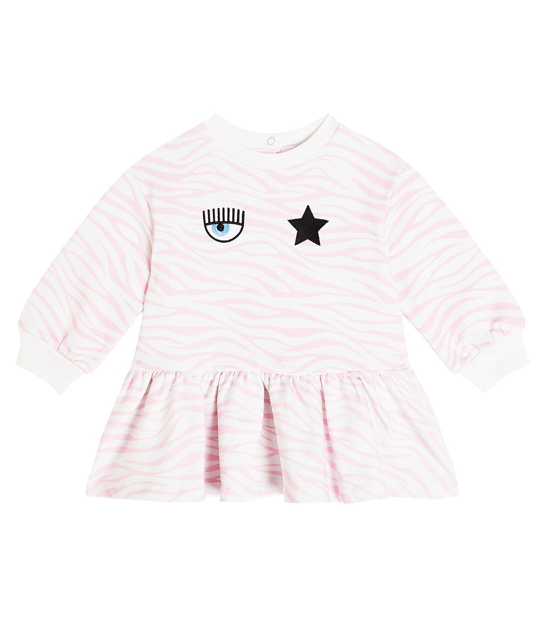 Bebé - x Chiara Ferragni vestido de algodón estampado | Monnalisa