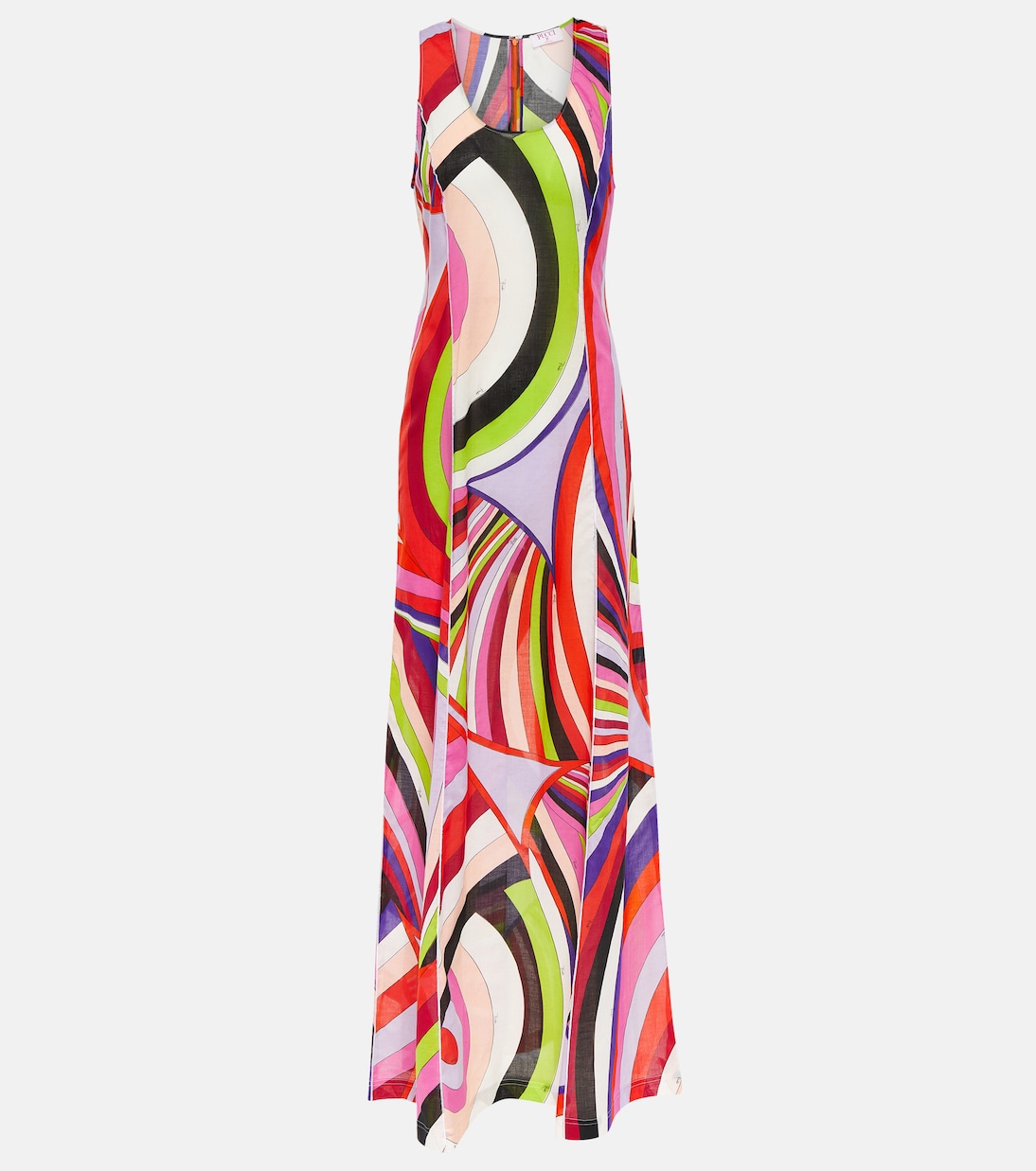 Vestido largo Iride de algodón | Pucci
