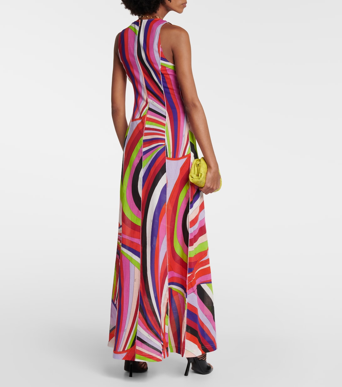 Vestido largo Iride de algodón | Pucci